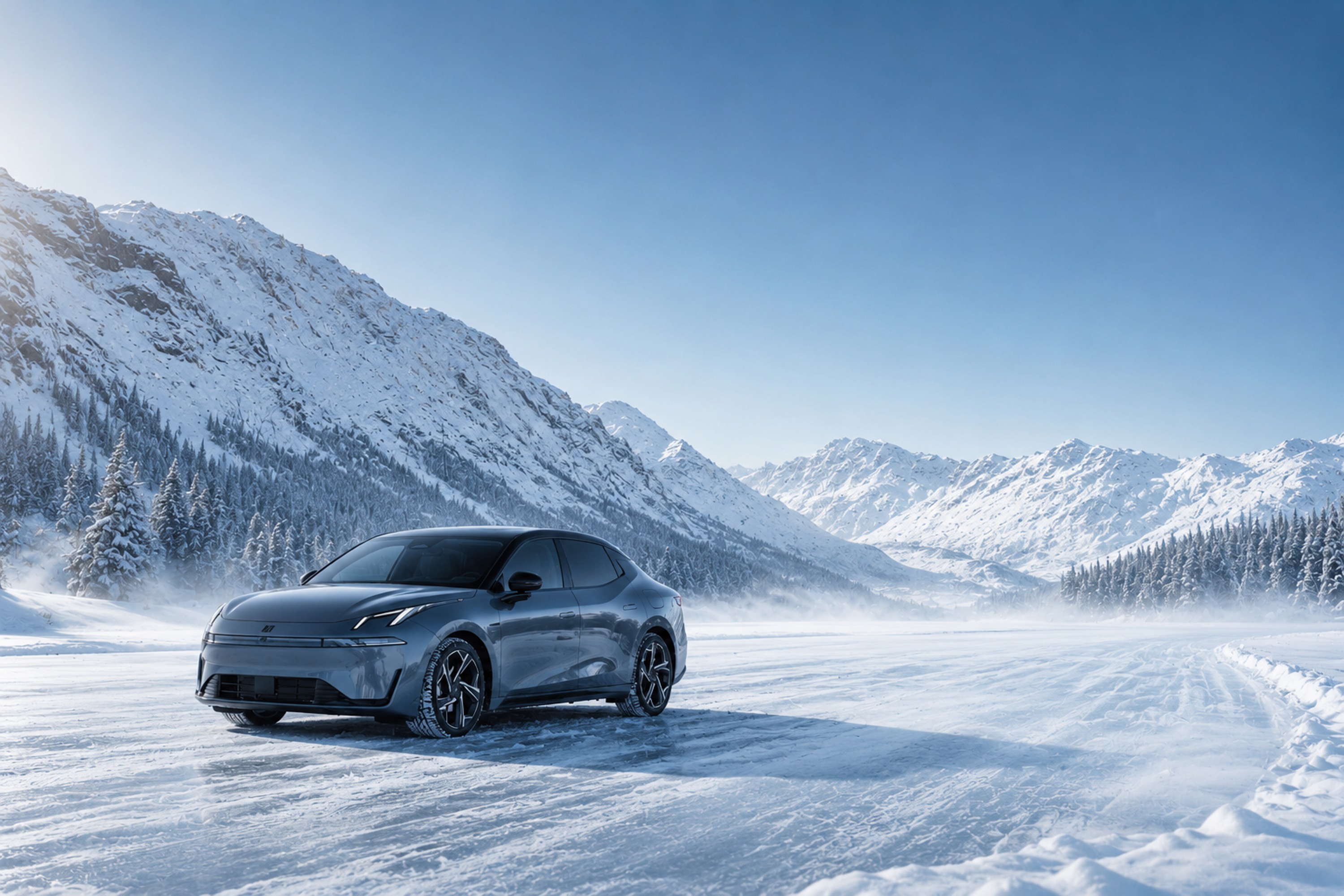 Snow Portrait automotive photograph